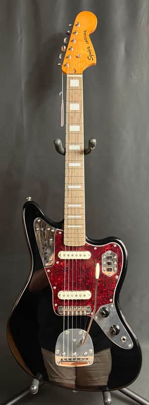 Squier Classic Vibe 70's Jaguar Electric Guitar Gloss Black Finish (318) image 1