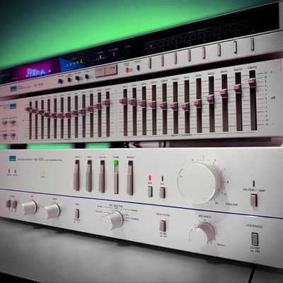 SANSUI SILVER TOWER 🔥RARE🔥 Vintage Stereo Amplifier Equalizer Tuner Bundle image 2