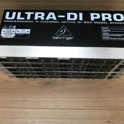 5x Behringer Ultra-DI Pro DI4000 4-Ch Active Direct Inject Box 2010s - Standard image 2