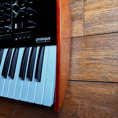 Korg Prologue 8 Polyphonic 49-Key 8-Voice Analog Synthesizer 2018 - Present - Black/Wood Plus Flight Case image 2
