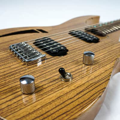 Swisher Handmade Machine Semi-Hollow Body 2024 - Zebrano image 6
