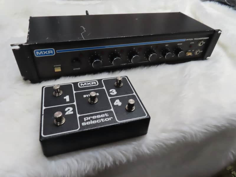 MXR 1976-1979 BLACK DIGITAL PITCH SHIFTER w/ 5 BUTTON FOOTSWITCH CLEANED & TESTED image 1