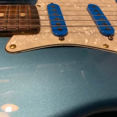 Fender Powerhouse Stratocaster with Rosewood Fretboard 1998 - 2001 - Lake Placid Blue image 9