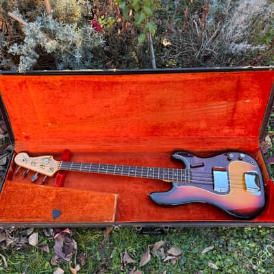 1969 Fender Precision Bass - Sunburst - Great Player OHSC image 19