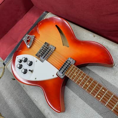 Rickenbacker 330/12 Electric 12-String Guitar 1967 - Fireglo with Original Case image 4