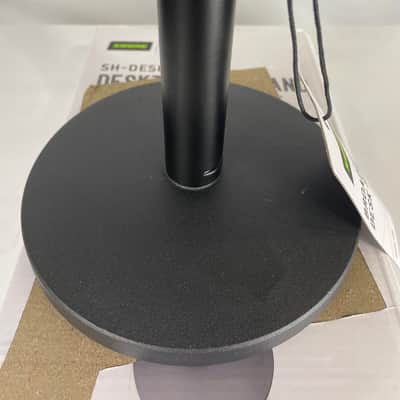 Shure by Gator SH-DESKTOP1 Round Base Desktop Microphone Stand, Black image 4