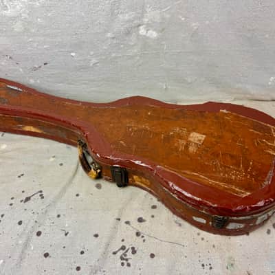 Vintage Gibson (Lifton) Les Paul 5 Latch Case Brown with Pink Interior 1950's image 15