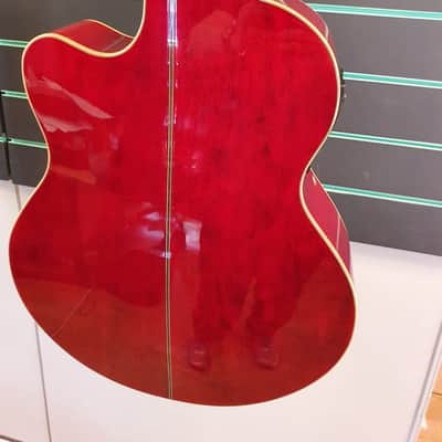 Tanglewood Sundance TW57 1999 Trans Red Electro Acoustic Guitar image 12