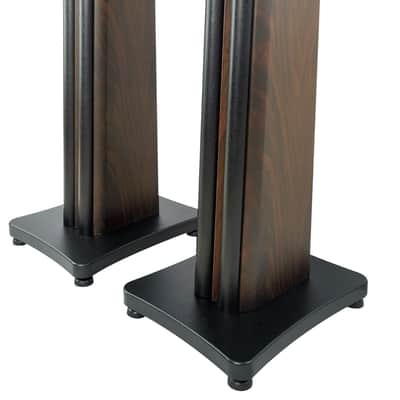 (2) Rockville RockShelf 68D 400w Dark Wood 6.5" Bookshelf Speakers+28" Stands image 13