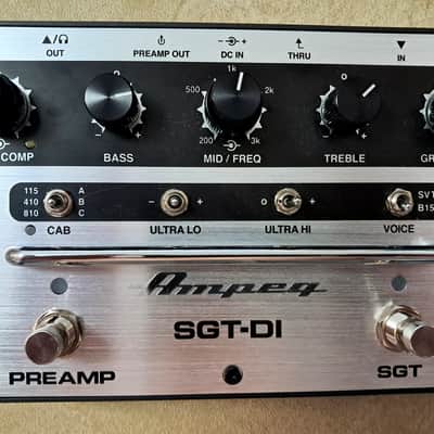 Ampeg SGT-DI Bass Preamp / DI 2023 - Present - Silver / Black image 11