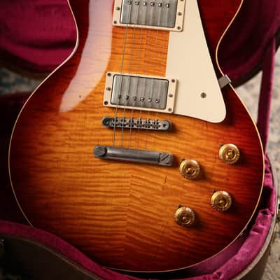 2022 Gibson Custom Shop 59' R9 Les Paul Standard VOS Royal Tea Burst image 8