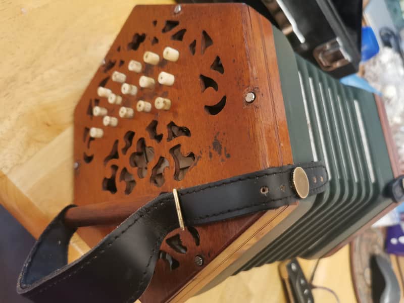 Lachenal Anglo C/G Concertina 1930s - Wood image 1