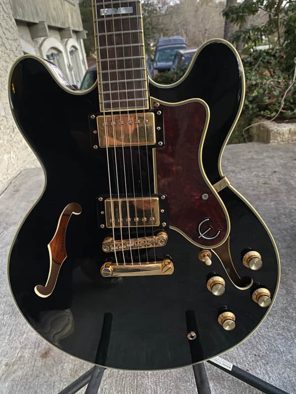 Epiphone Sheraton 2 Pro EB 2015 - Gloss Black image 1