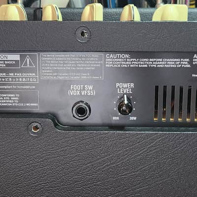 Vox  Vt30 tube/ Vfs5 footswitch image 5