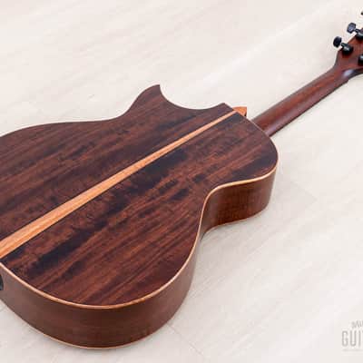 2022 Taylor Custom Grand Concert 12-Fret Flamed Tasmanian Blackwood w/ Florentine Cutaway image 17