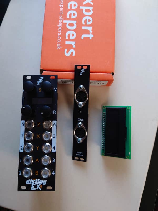 Expert Sleepers Disting EX with MIDI breakout and screen image 1