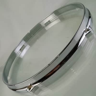Gretsch 13" 6-Lug Die-Cast Tom Drum Rim/Hoop Chrome USA Vintage 60s-70s Brooklyn image 3