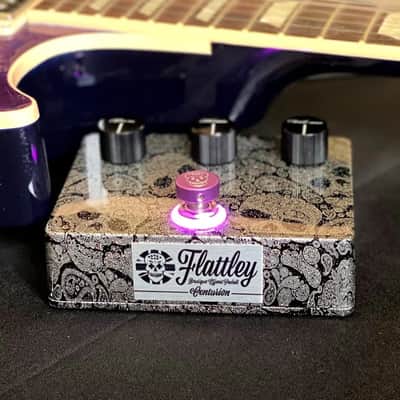 Flattley Boutique Effects Pedals Guitar Platinum Range - Centurion Transparent Overdrive Pedal image 4