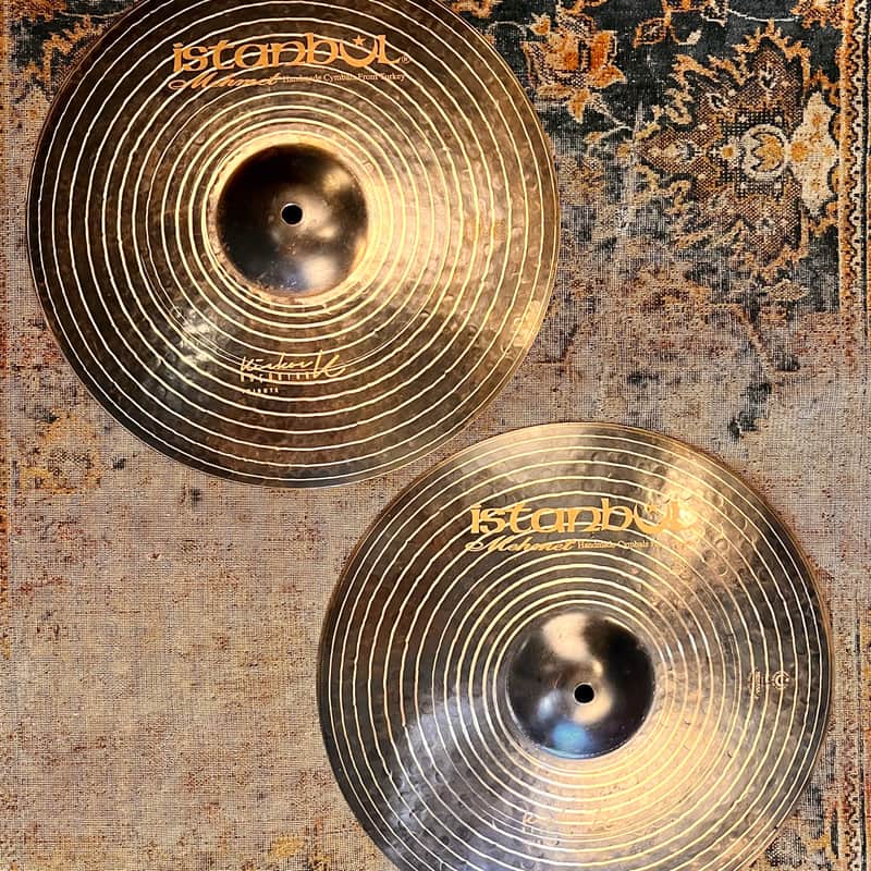 Dark Dry Istanbul Mehmet Kirkor K 14” Hihats 980 1230 g IMMACULATE Unique Black Gold! Controlled! image 1