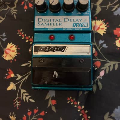 DOD DFX94 Digital Delay/Sampler 1990s - Blue image 1