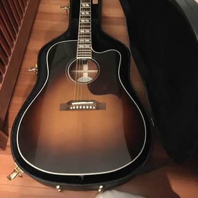 Gibson 2016 Hummingbird Pro Acoustic-Electric Guitar  Vintage Sunburst - Excellent Condition! image 10