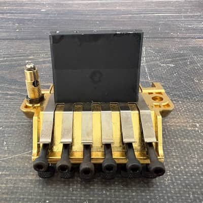 80s Ibanez Edge Floyd Rose Tremolo Bridge Gold image 7