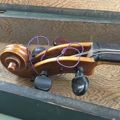 Rare Antique Robert Baillie Scottish Fiddle 1874 with GSB Case image 5