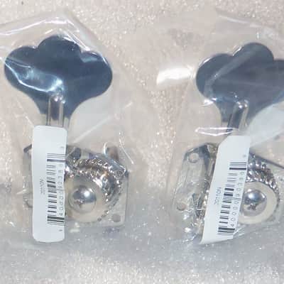 Hipshot® HB1 Am Classic Bass Tuners~27:1 Ratio~Clover Key~Nickel~G&L Bass~USA~New image 5