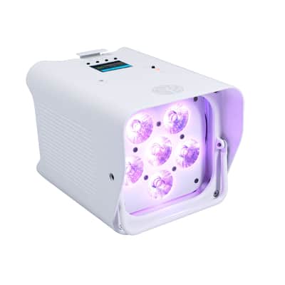 PSG Audio BP-6X18-W - 6x18W (108W) RGBWA+UV Wireless Battery Powered Par Light (White) image 3