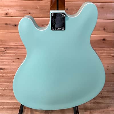 Fender Tom DeLonge Starcaster Electric Guitar - Satin Surf Green image 4