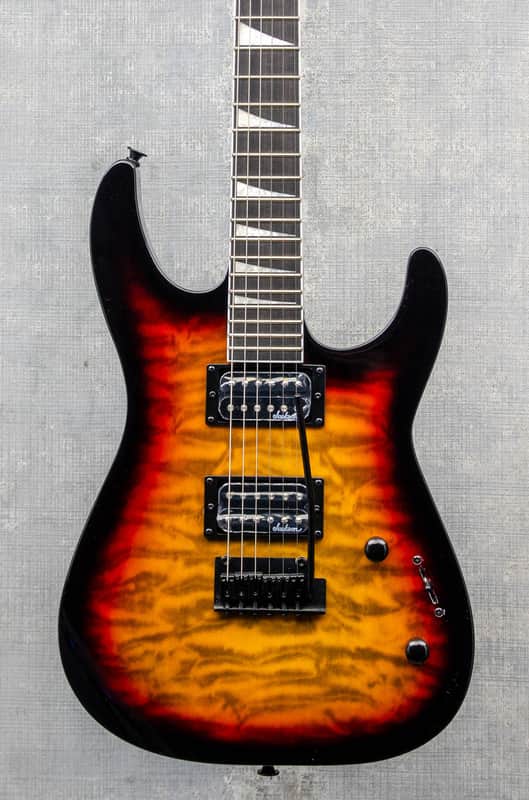 Jackson JS Series Dinky JS20 DKQ 2PT Transparent Tobacco Burst MINT image 1