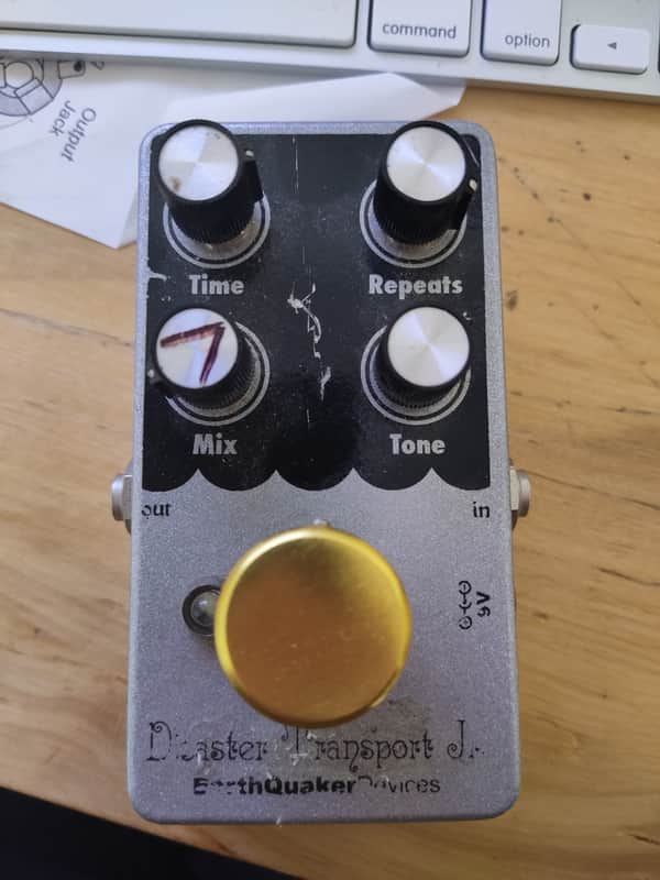 EarthQuaker Devices Disaster Transport Jr. 2011 - 2015 - Silver / Black Print image 1