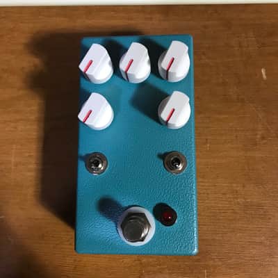PedalPCB Pop Top Boost 2023 - Aqua Vein / White / Red image 1