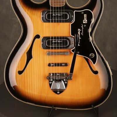 Immagine Ampeg/Burns TR2 solid carved top/back 1963-64 Sunburst - 1