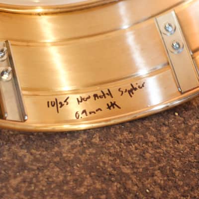 Used LP 15" Tito Puente Signature Rectangle Badge Bronze Timbale "New Supplier" image 5