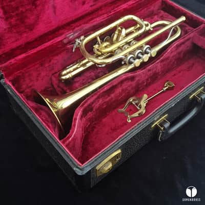 NY Bach Stradivarius Mt. Vernon N.Y 37 ML 112 leadpipe cornet mouthpiece gamonbrass image 4