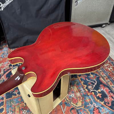 Yamaha SA700 Super Axe ES335 Style Semi Hollowbody Persimmon Red - 1983 image 12