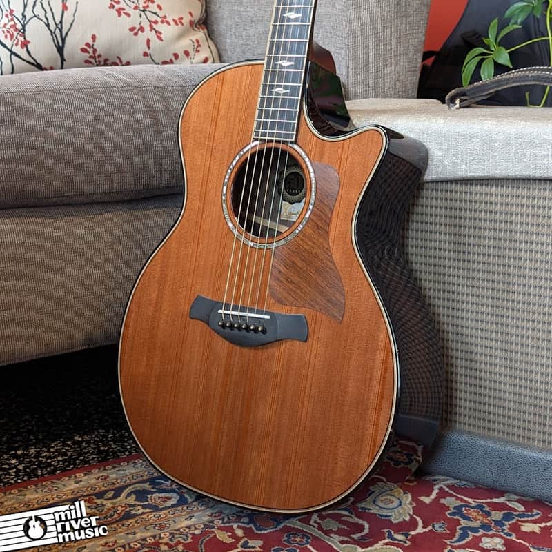 Taylor 50th Anniversary Builder's Edition 814ce LTD – Sinker Redwood – Deluxe Hardshell Case – Used Excellent image 1
