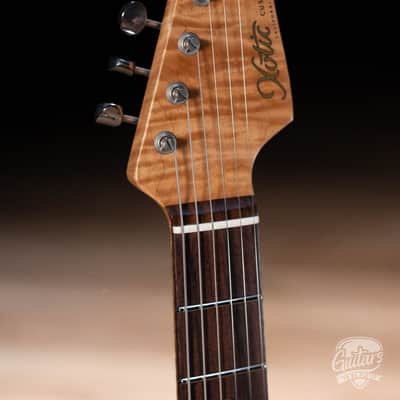 Xotic XSC-2 Alder HSS S-Style w/ Flame Maple & Rosewood –Champagne Gold Metallic image 5