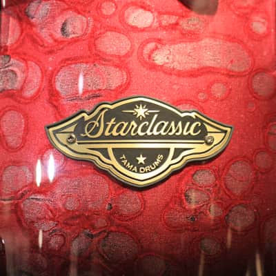 Tama Starclassic Walnut/Birch 5pcs Molten Dark Raspberry Fade Drum set - Demo! image 8