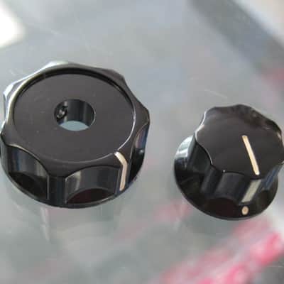 Fender USA Deluxe Elite Jazz Bass Black Concentric Knobs 0049411049 0049412049 image 2