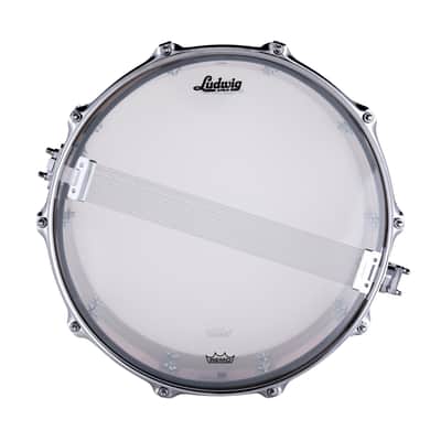 Ludwig Vistalite Bronze 5x14" Zep Bonham Snare Drum Molded Acrylic with Bowtie Lugs | Made in the USA | Authorized Dealer image 4