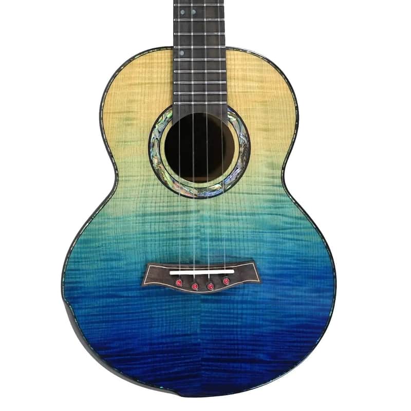 Flight A10 FM Faded Blue 10th Anniversary Tenor Ukulele image 1