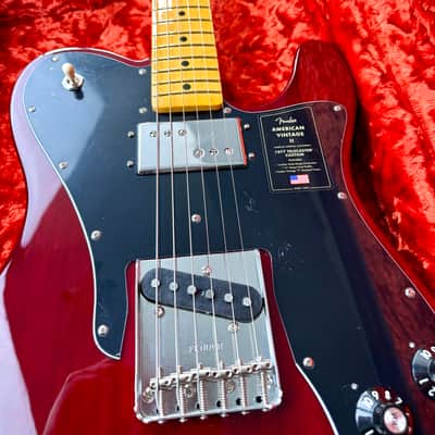 Fender American Vintage II '77 Telecaster Custom - Wine image 7