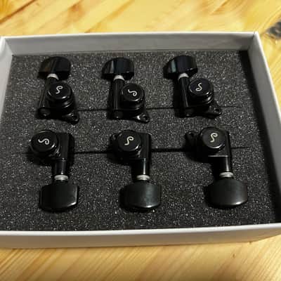 Schaller M6-135 6L Black Locking Tuners image 1