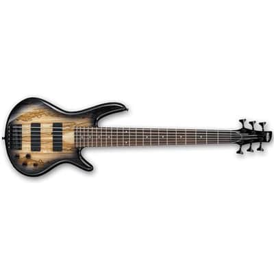 Ibanez GIO Series GSR206SM Electric Bass Guitar, Rosewood Fretboard, Natural Gray Burst image 1