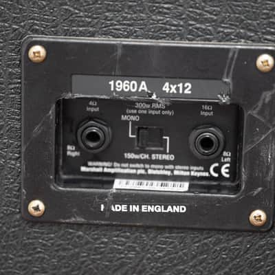 2001 Marshall JCM 900 1960a Angled Cabinet 4x12 - Black image 7