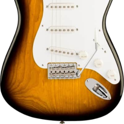 Fender 70th Anniversary American Vintage II 1954 Stratocaster Electric Guitar, Maple Fingerboard, 2-Color Sunburst image 2