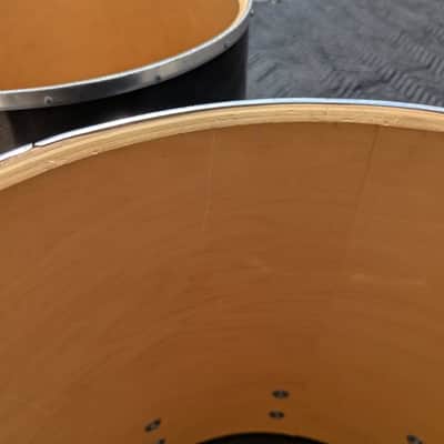 Ludwig Concert Tom Set - 13, 14, 15, 16" - Black Cortex Wrap image 6