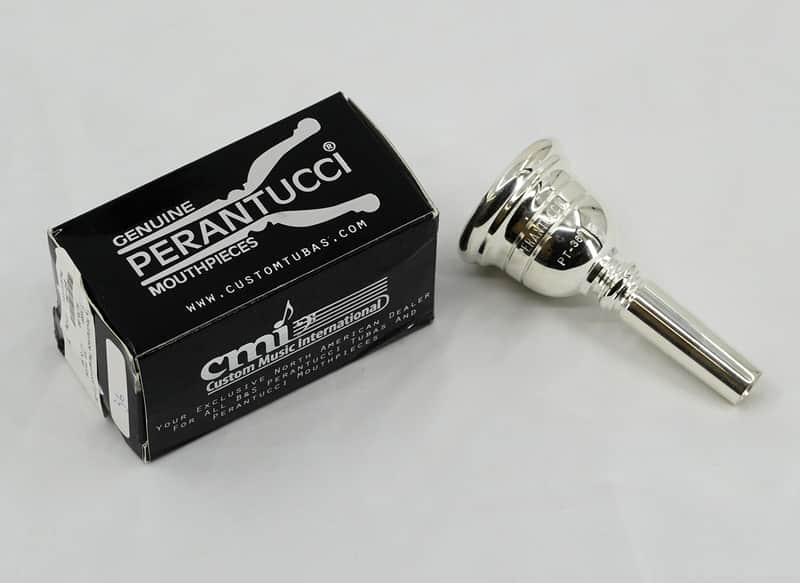 Perantucci PT-36 Tuba Mouthpiece - Silver Plated image 1